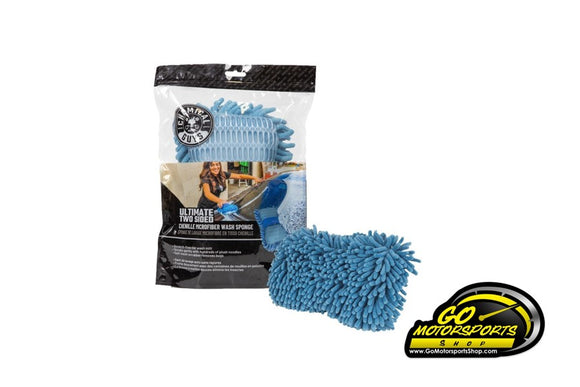 Chemical Guys | Ultimate Two Sided Chenille Microfiber Wash Sponge (Blue)