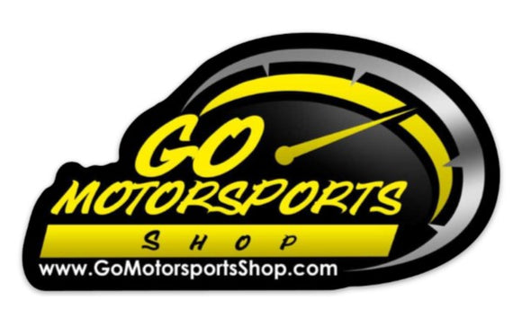 GO Motorsports Shop Die Cut Decal - GO Motorsports Shop | Legend Car Parts Store