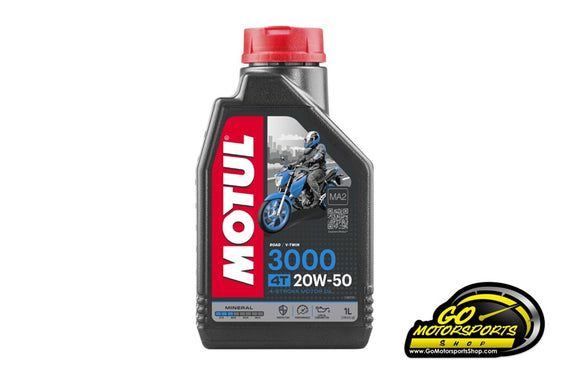 Motul 3000 4T Motorcycle Oil - Mineral (Conventional / Break-In Oil)
