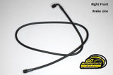 Full Braided Brake Line Kit with Right Front Bias (Bias Mounted in Car) | Legend Car