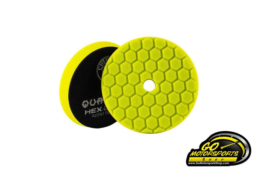 Chemical Guys 7.5 Hex-Logic Self-Centered Yellow Heavy Cutting Pad