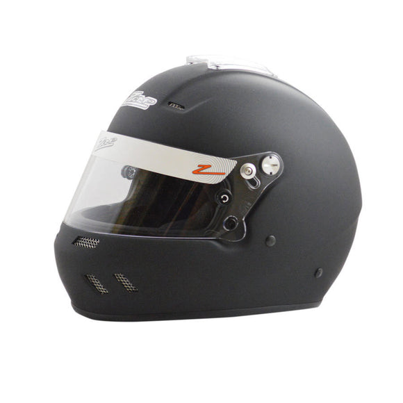 Zamp RZ-59 Racing Helmet (Full Face, Snell SA2020, Head and Neck Support Ready, Flat Black)