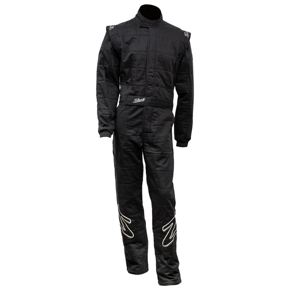 Zamp ZR-30 Racing Suit (SFI 3.2A/5, Triple Layer, Fire Retardant Fabric, Black,)