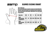 Zamp ZR-50 Race Glove (SFI 3.3/5, Double Layer, Fire Retardant Fabric / Silicone, Black)